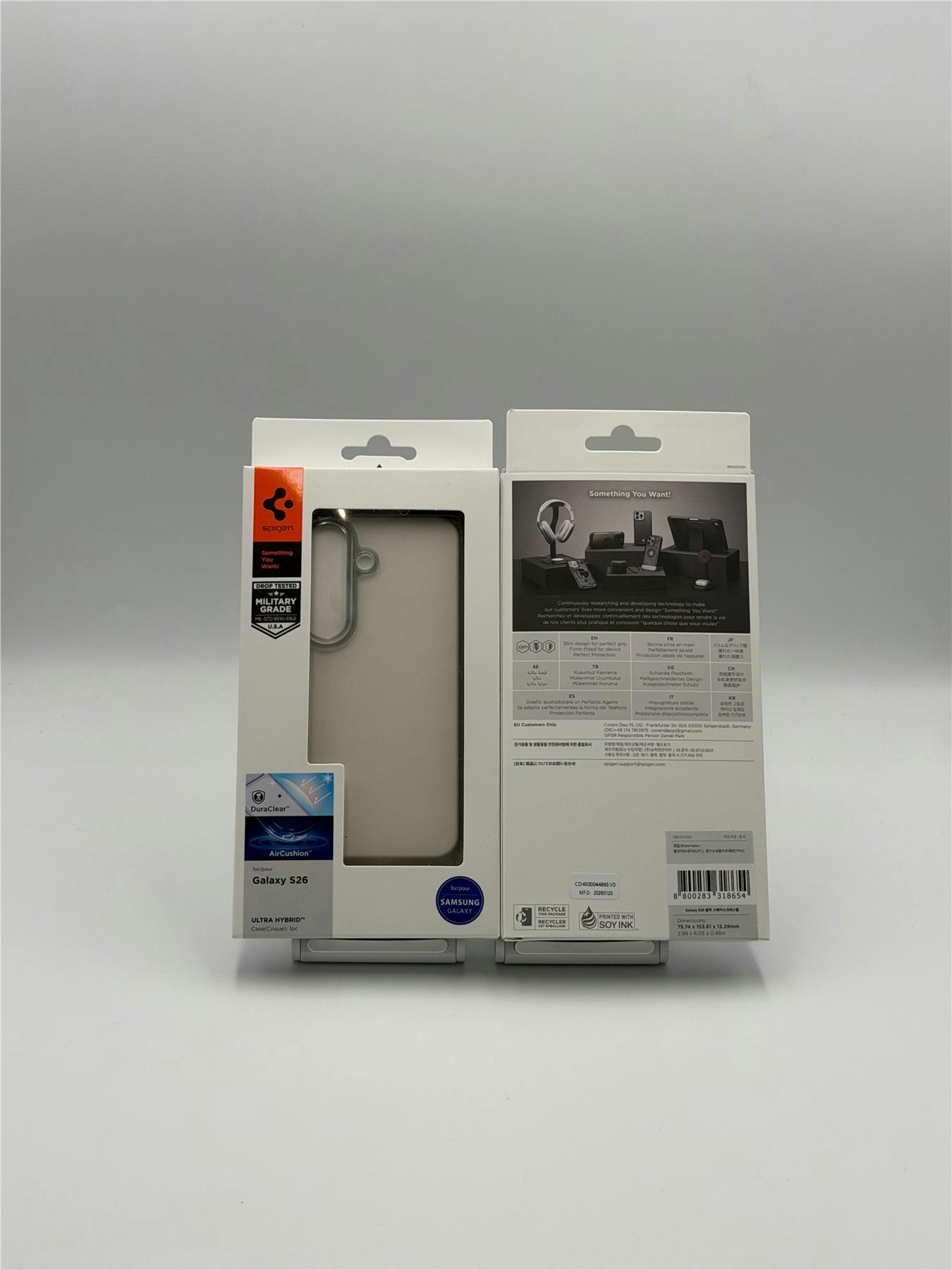 Spigen Ultra Hybrid Case For Samsung Galaxy S26 6.3" Space Crystal - Acs10733