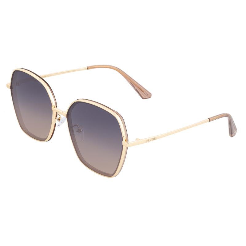 Bertha Gold/Brown Emilia Polarized Sunglasses