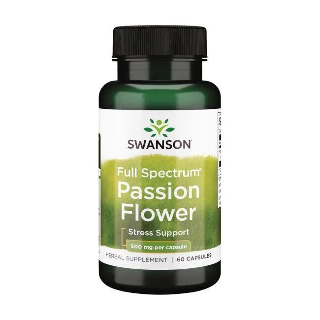 Swanson Full Spectrum Passion Flower, 500Mg - 60 Caps - Image 4