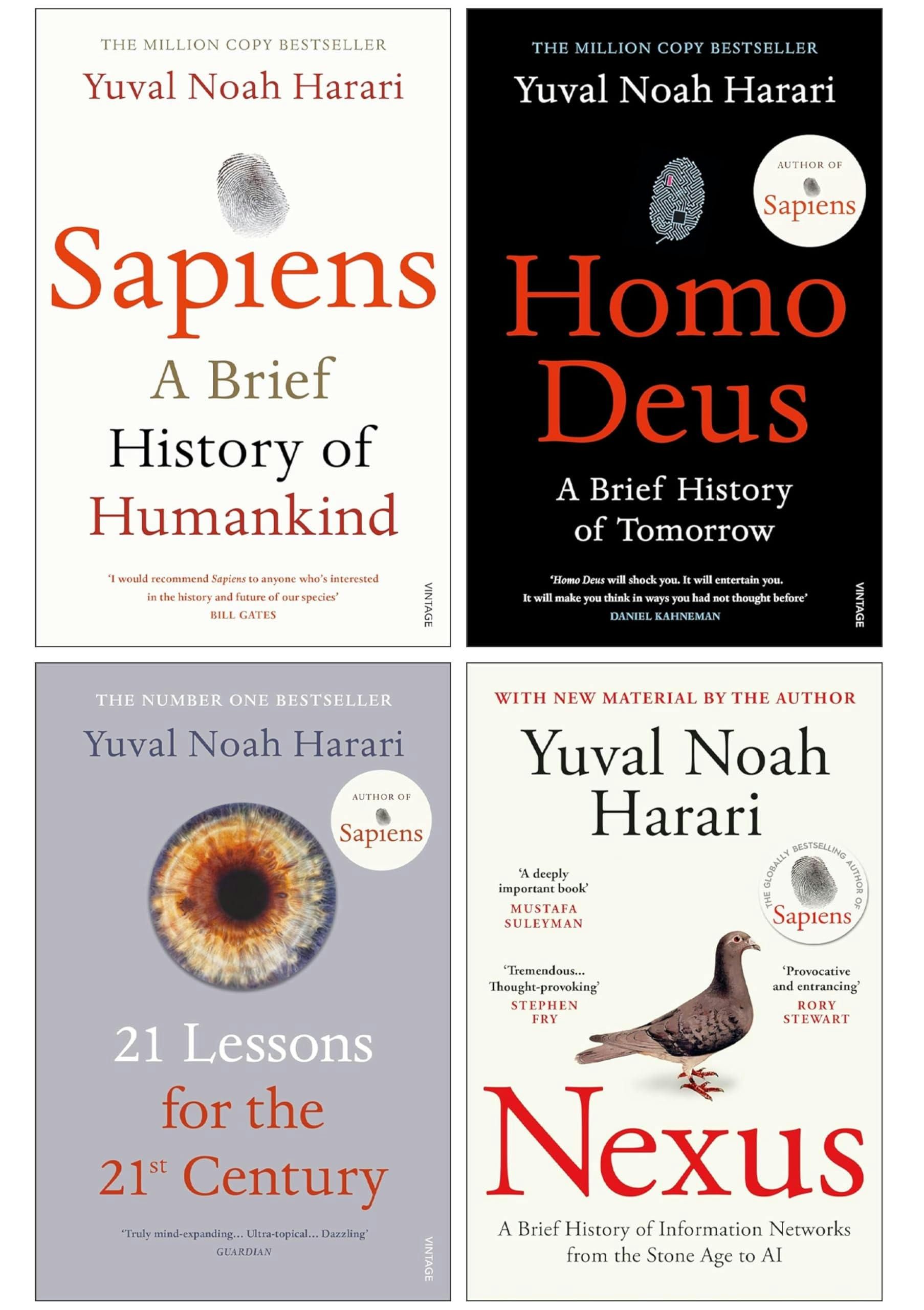 Yuval Noah Harari Collection 4 Books Set Homo Deus, Sapiens A Brief History - Image 5