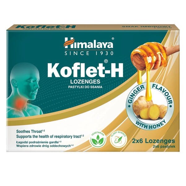 Himalaya Koflet-H ginger flavored lozenges, 12 pcs. - Image 5