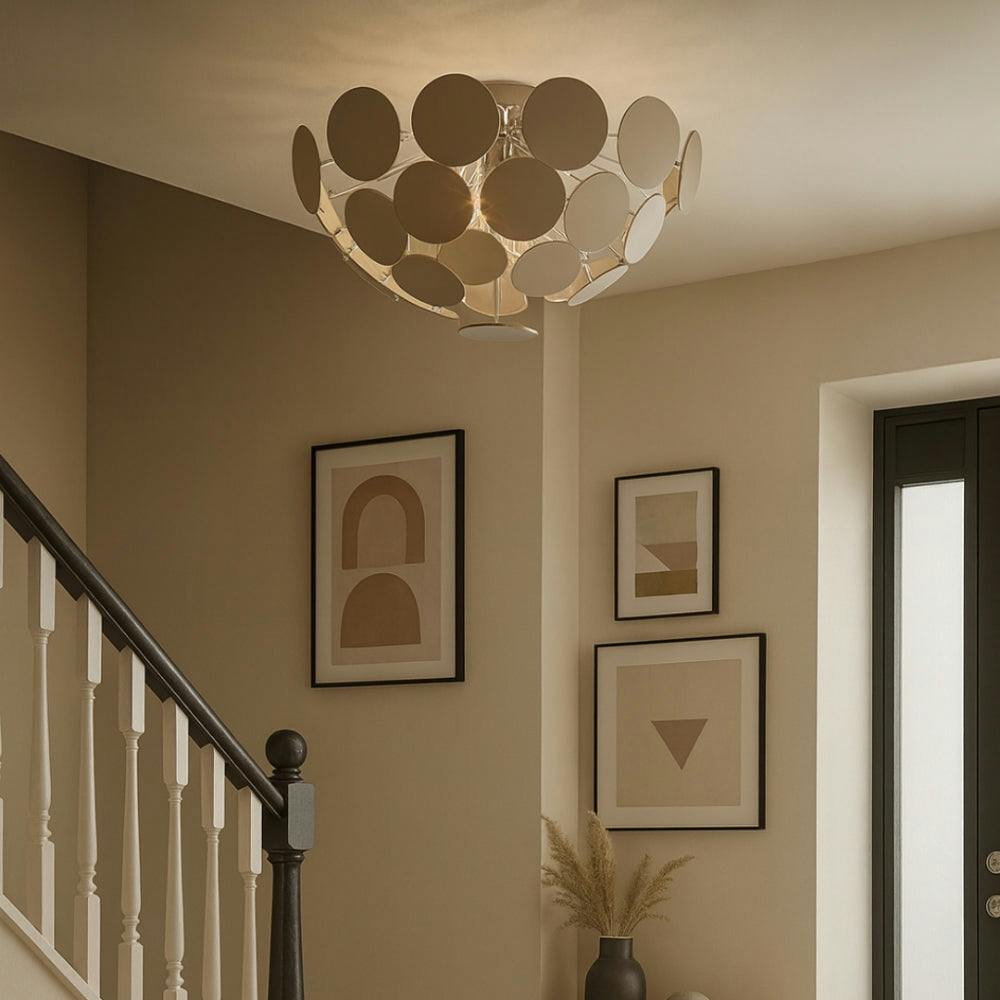 Rackhams Light Skye 55Cm Sputnik Semi-Flush Ceiling