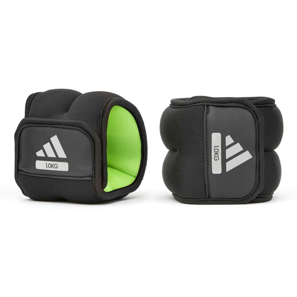 Adidas Green/Black Ankle Wrist Training Weights 2 X 1Kg