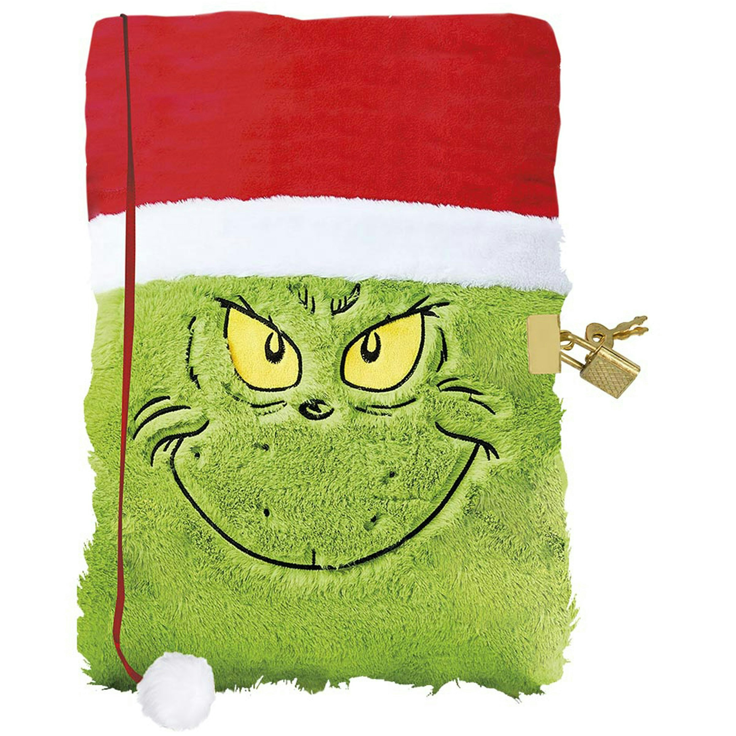 Totum Green The Grinch Fluffy Notebook