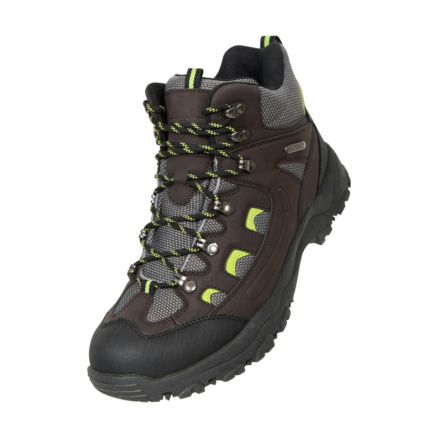 Mountain Warehouse Men's Brown Adventurer Waterproof Hiking Boots - 8.5 Uk - 100% Synthetic