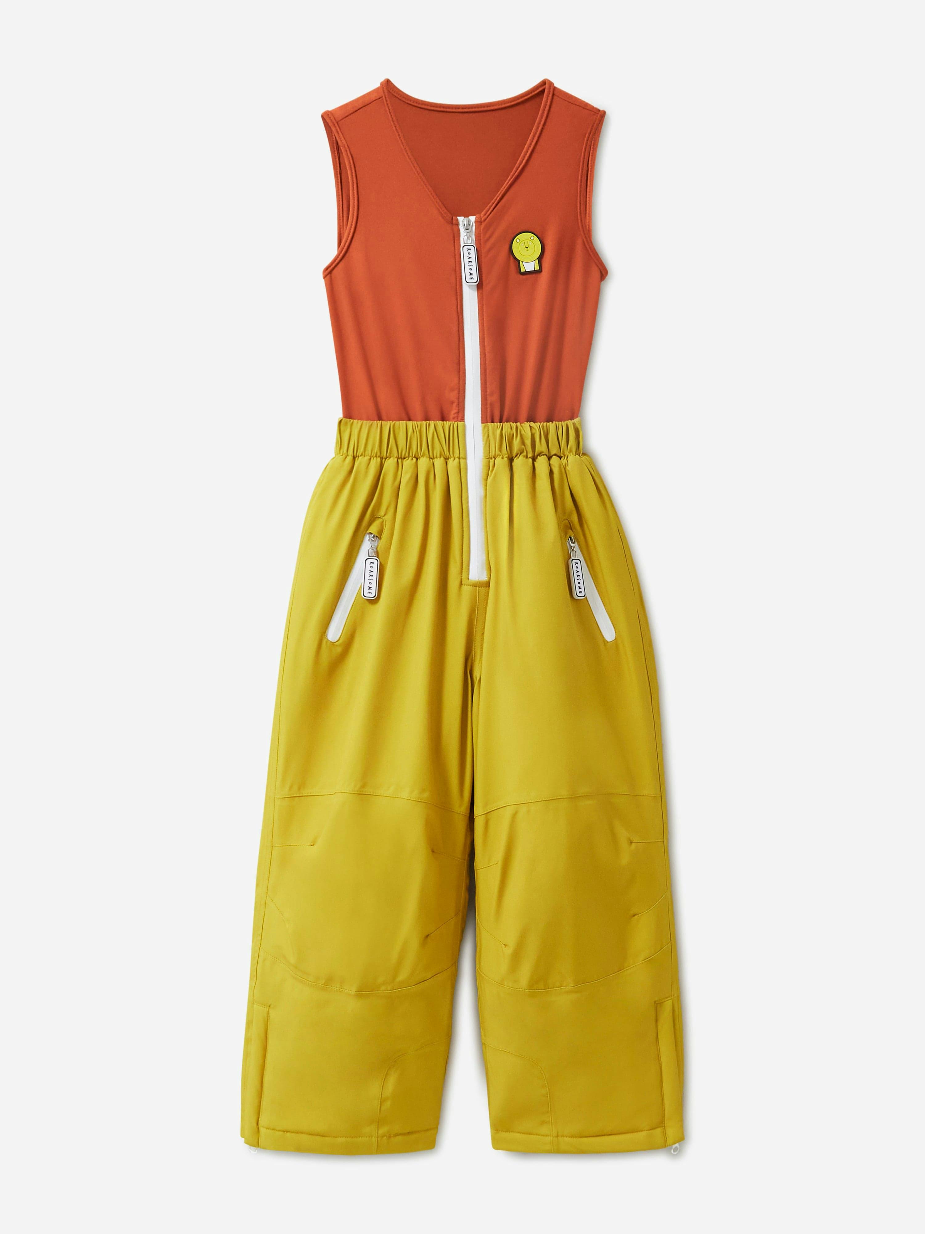Roarsome Boys Yellow Kids Cub The Lion Ski Bottoms In - 6 - 7 Yrs