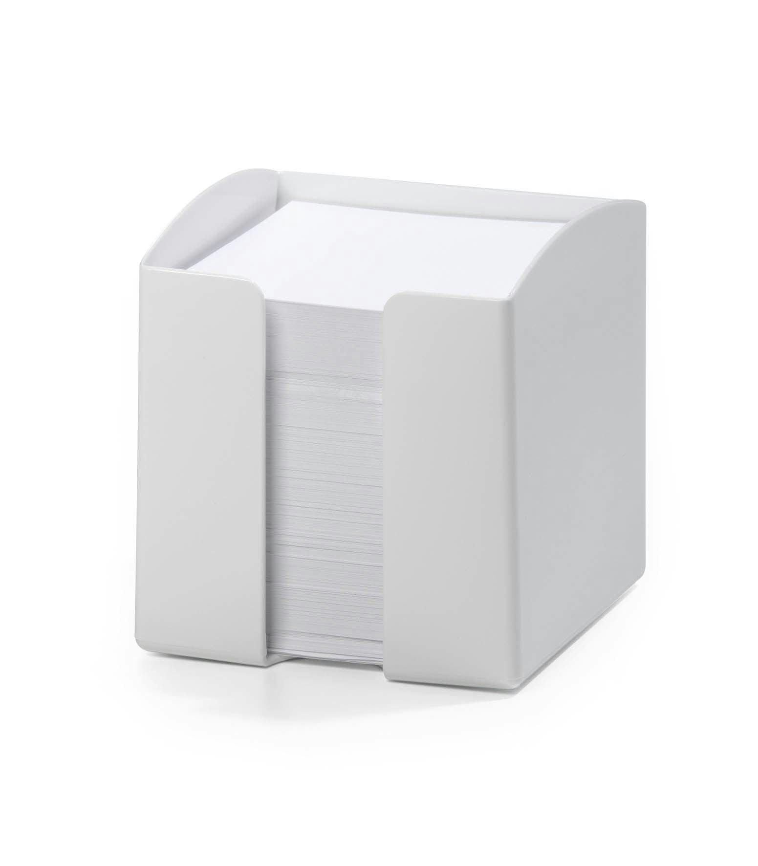 Durable White Trend 800 Sheet Note Box Memo Pad Cube | 6 Pack |