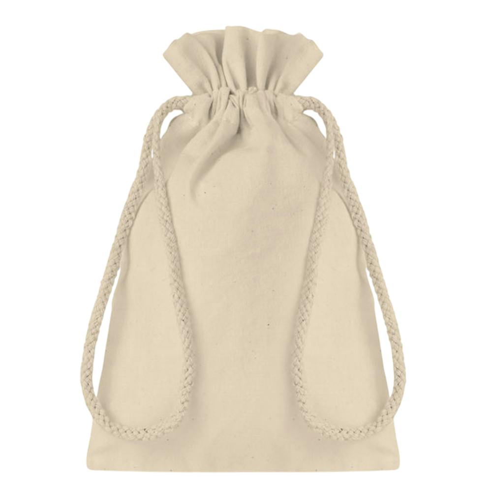 Midocean Beige Taske Cotton Drawstring Bag - 47Cm X 30Cm