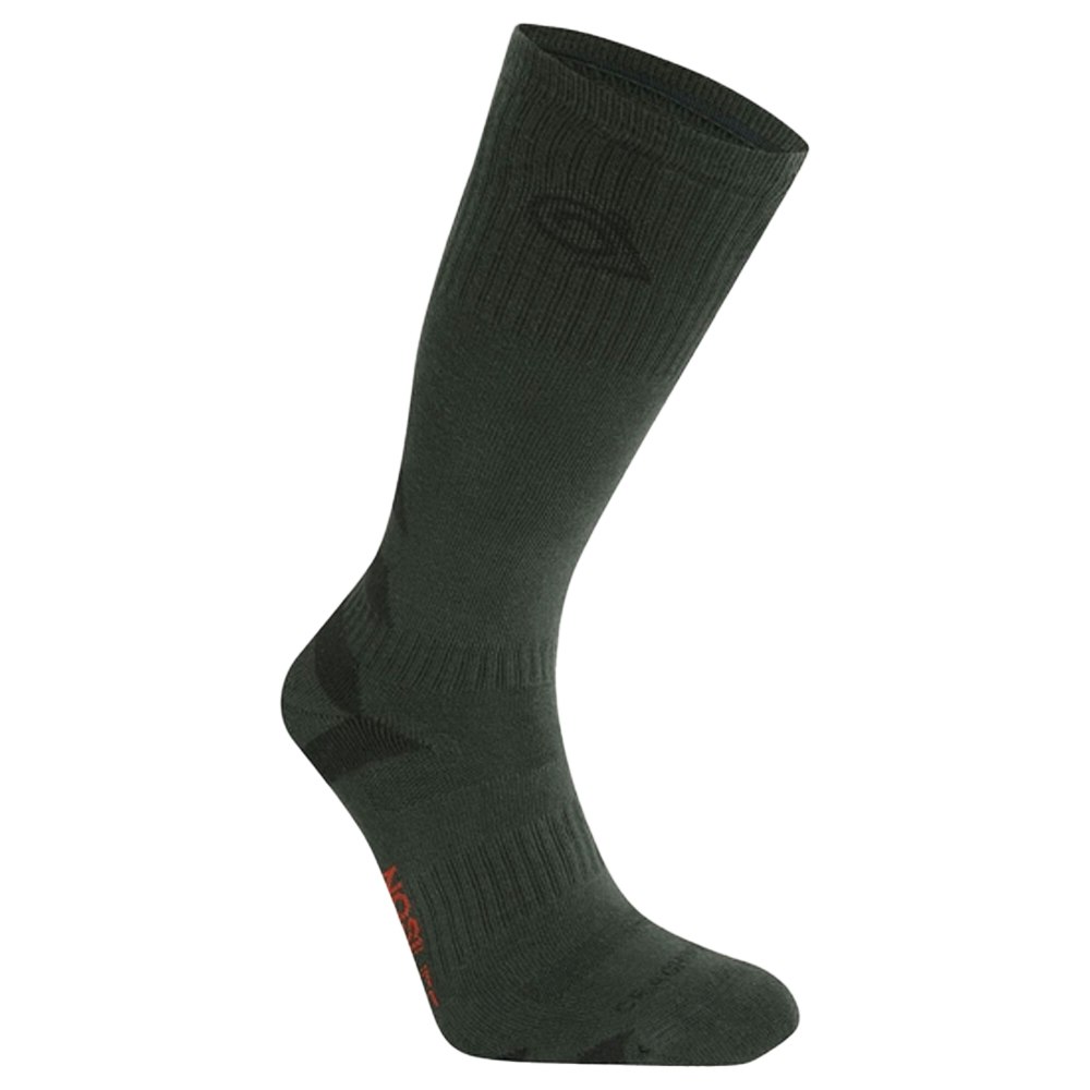 Craghoppers Unisex Black Adult Adventure Insect Repellent Boot Socks - Pepper/ - Pepper Size 3