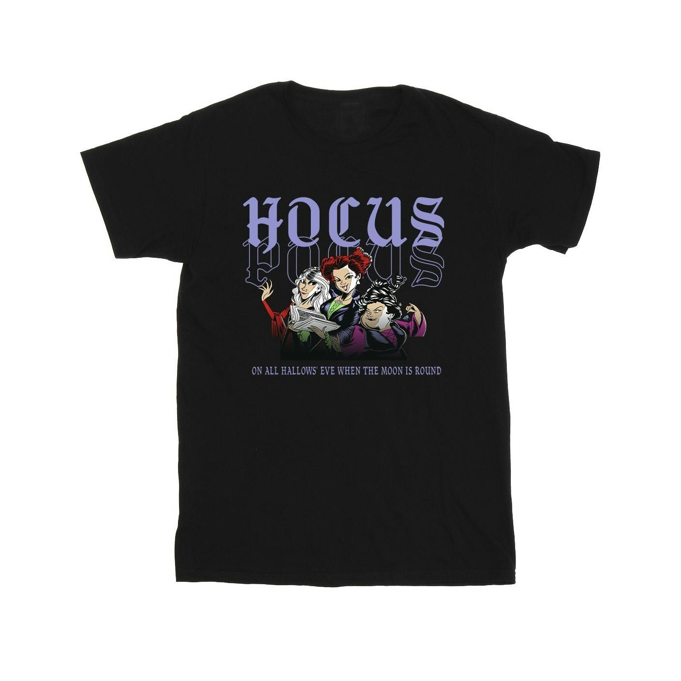 Disney Men's Black Hocus Pocus Hallows Eve T-Shirt - 3XL