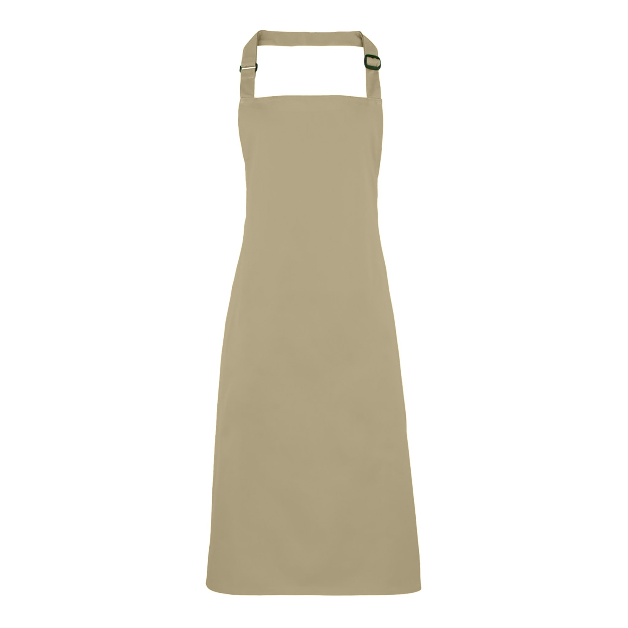 Premier Unisex Khaki Colours Bib Apron Workwear Pack Of 2 In - Image 2