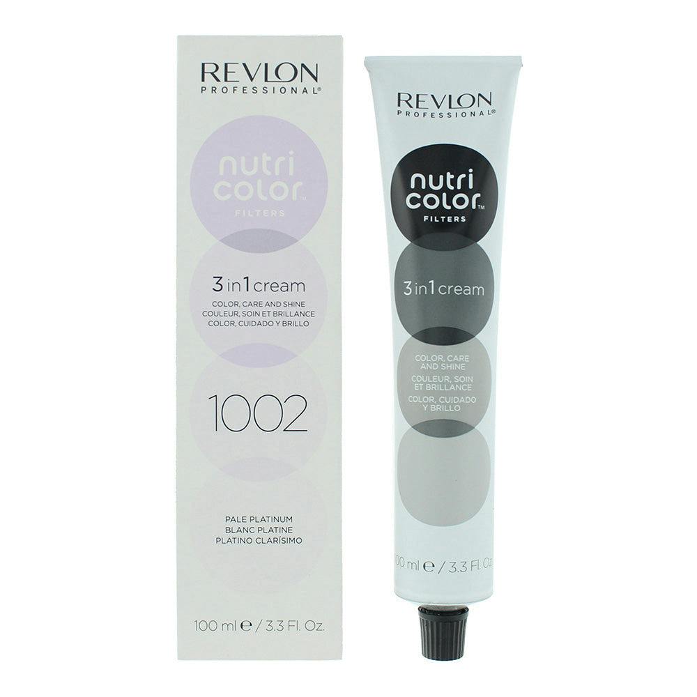 Nutri Color Filters Cream Revlon 3 In 1 1002 Pale Platinum Hair Colour 100Ml