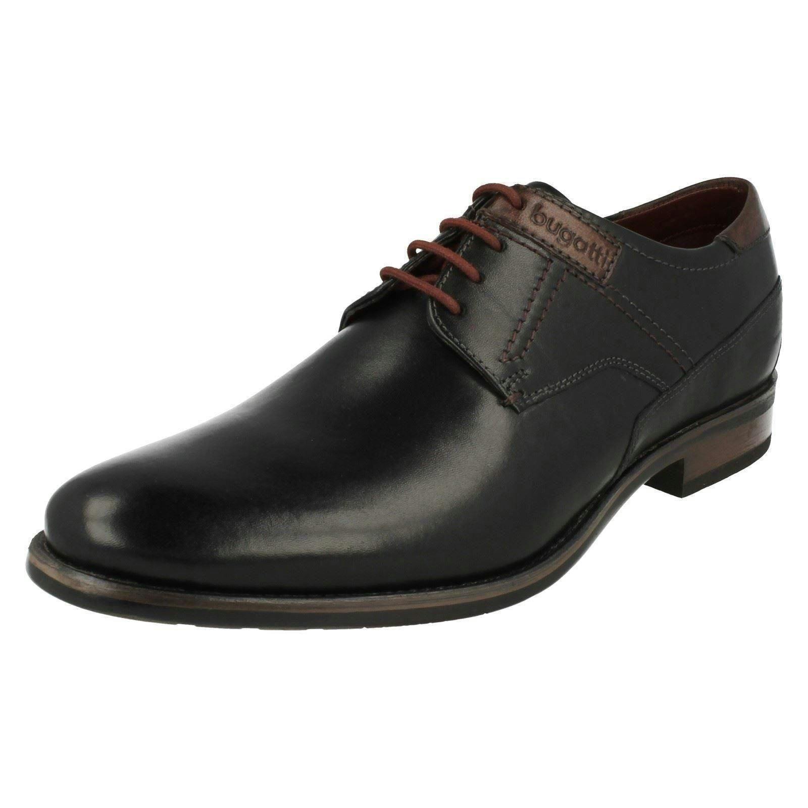 Bugatti Men's Black Smart Lace Up Shoes 312-16302 - Uk 9.5