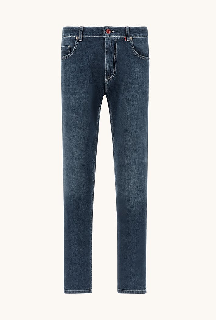 Paul & Shark Red Rivet Jeans In Giza Cotton - 48