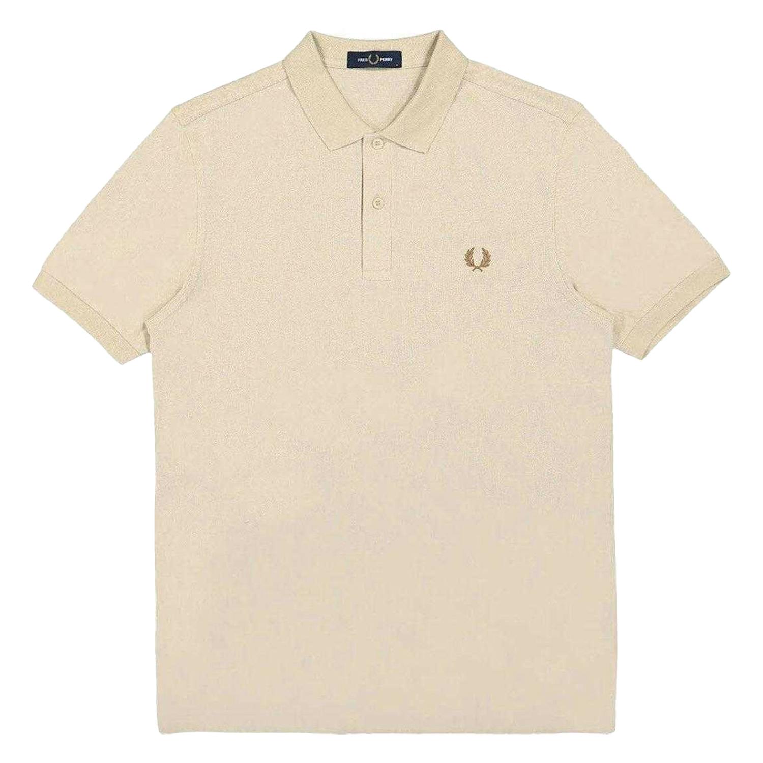 Fred Perry Men's Polo Shirt - Oatmeal - Xs - Oatmeal - 100% Cotton