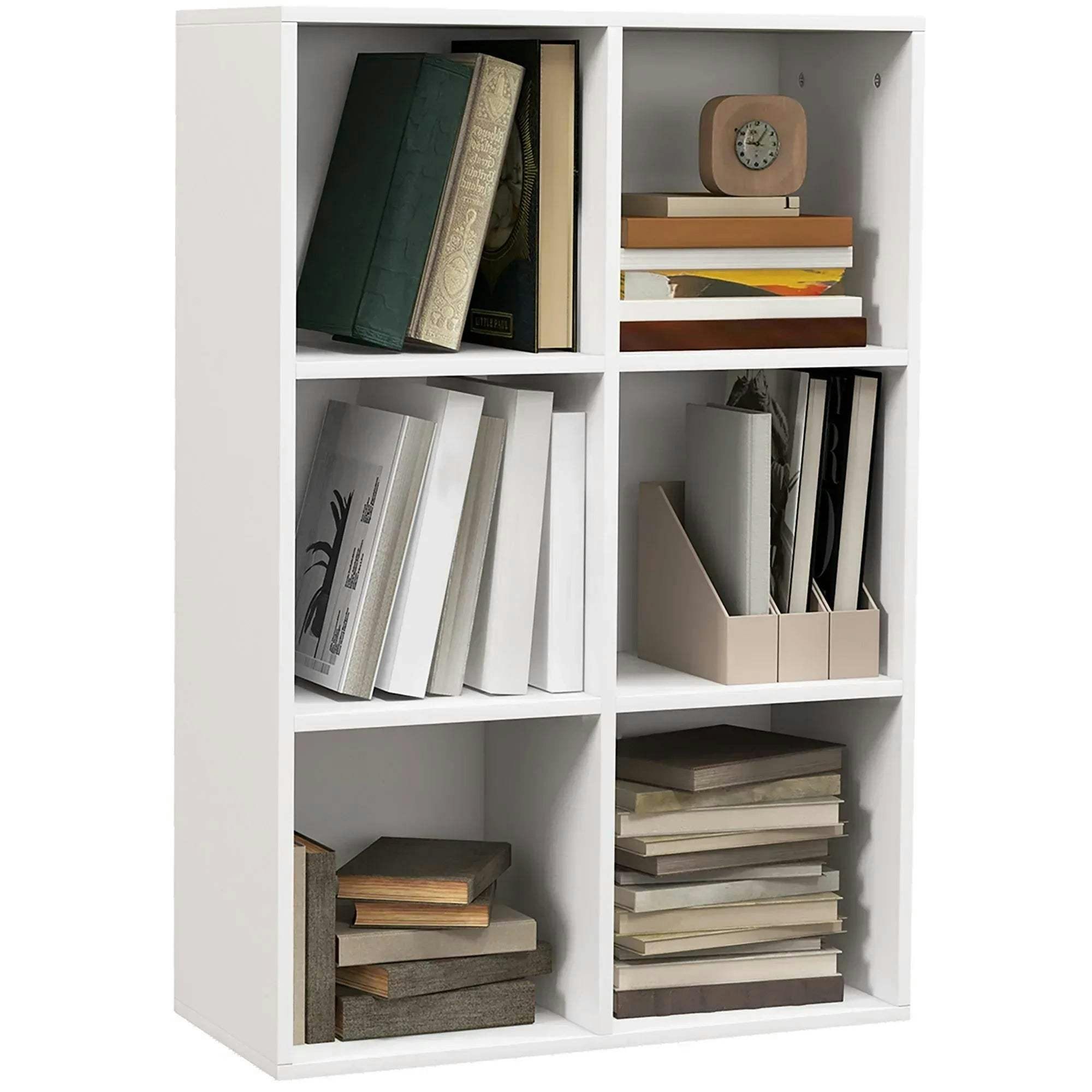 B&Q - Cubic Cabinet Bookcase Storage Shelves For Home OfficeWhite - Image 6