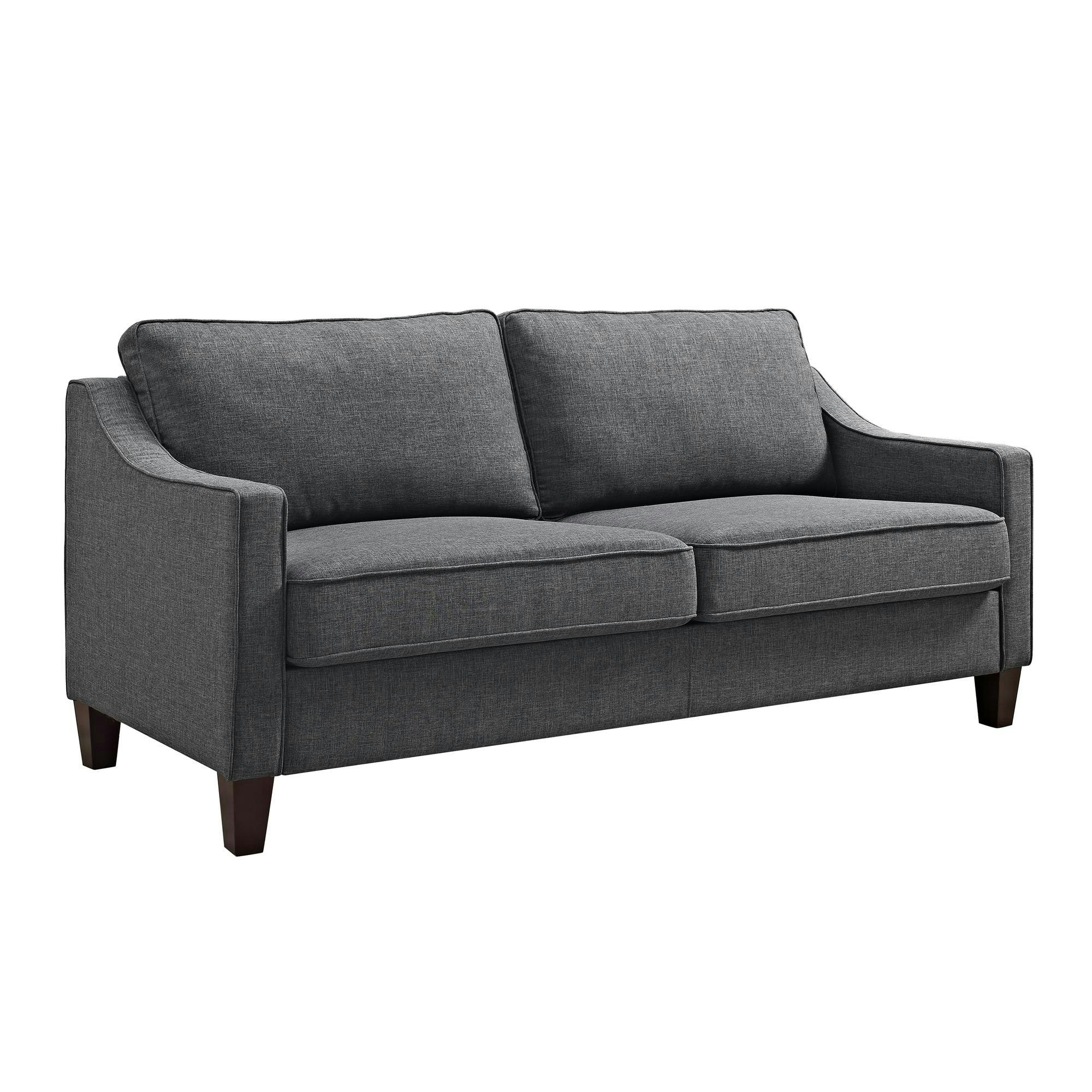Dorel Home Grey Luke 2-Seater Sofa In Fabric