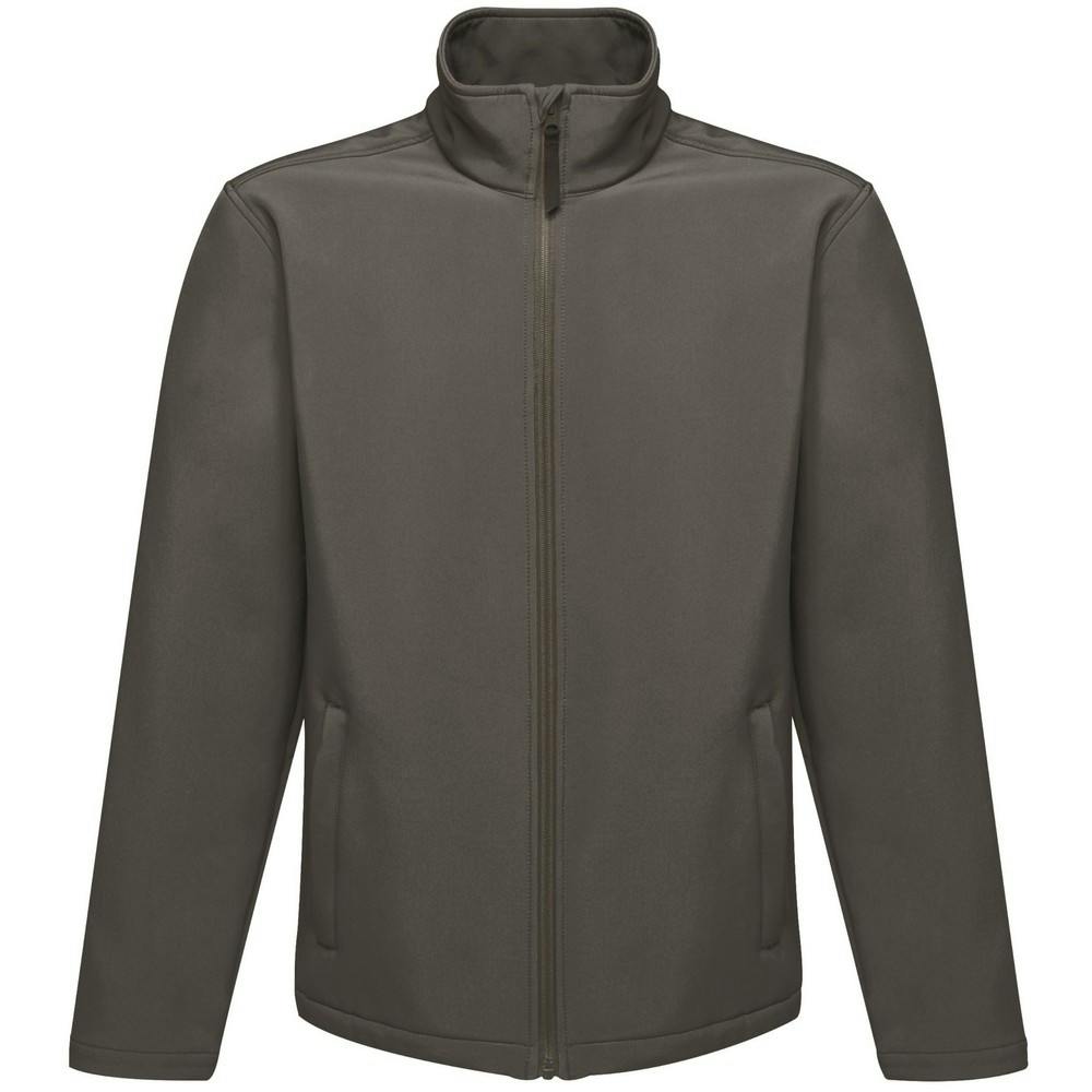 Regatta Men's Grey Professional Reid Softshell Wind Resistant Water Repellent Jacket - Seal - M - Seal - 96% Polyester/4% Elastane