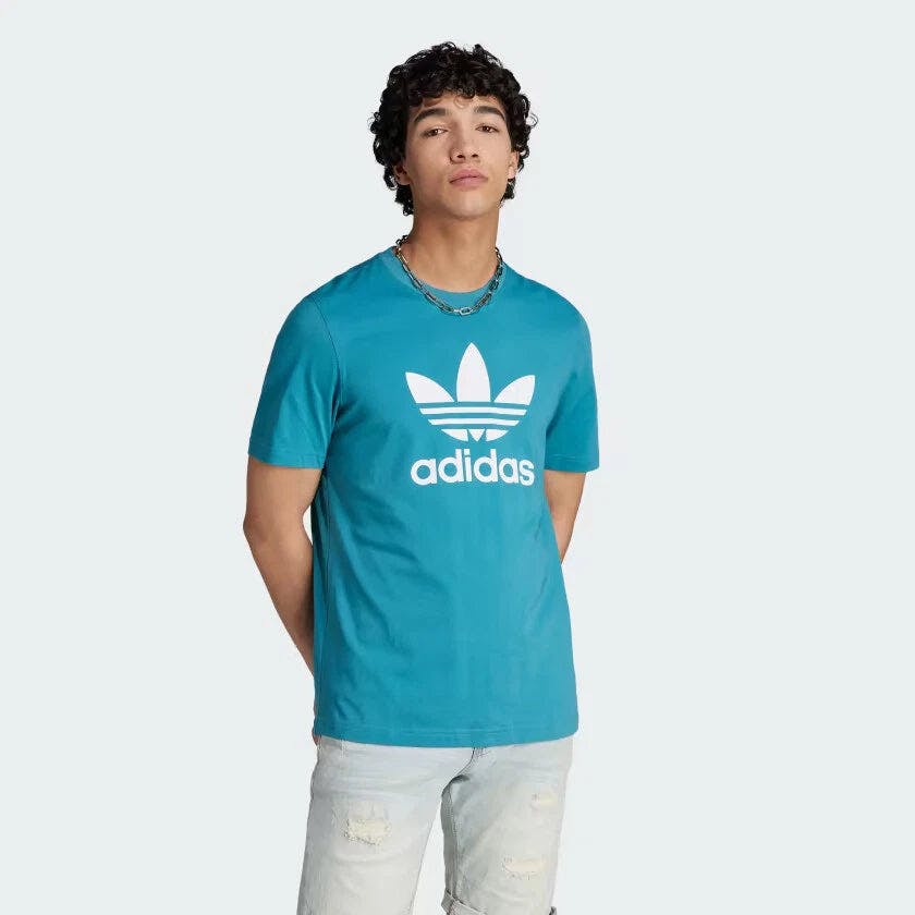 Adidas Men's White Originals Trefoil T Shirt Cotton Tee Im4507 - M