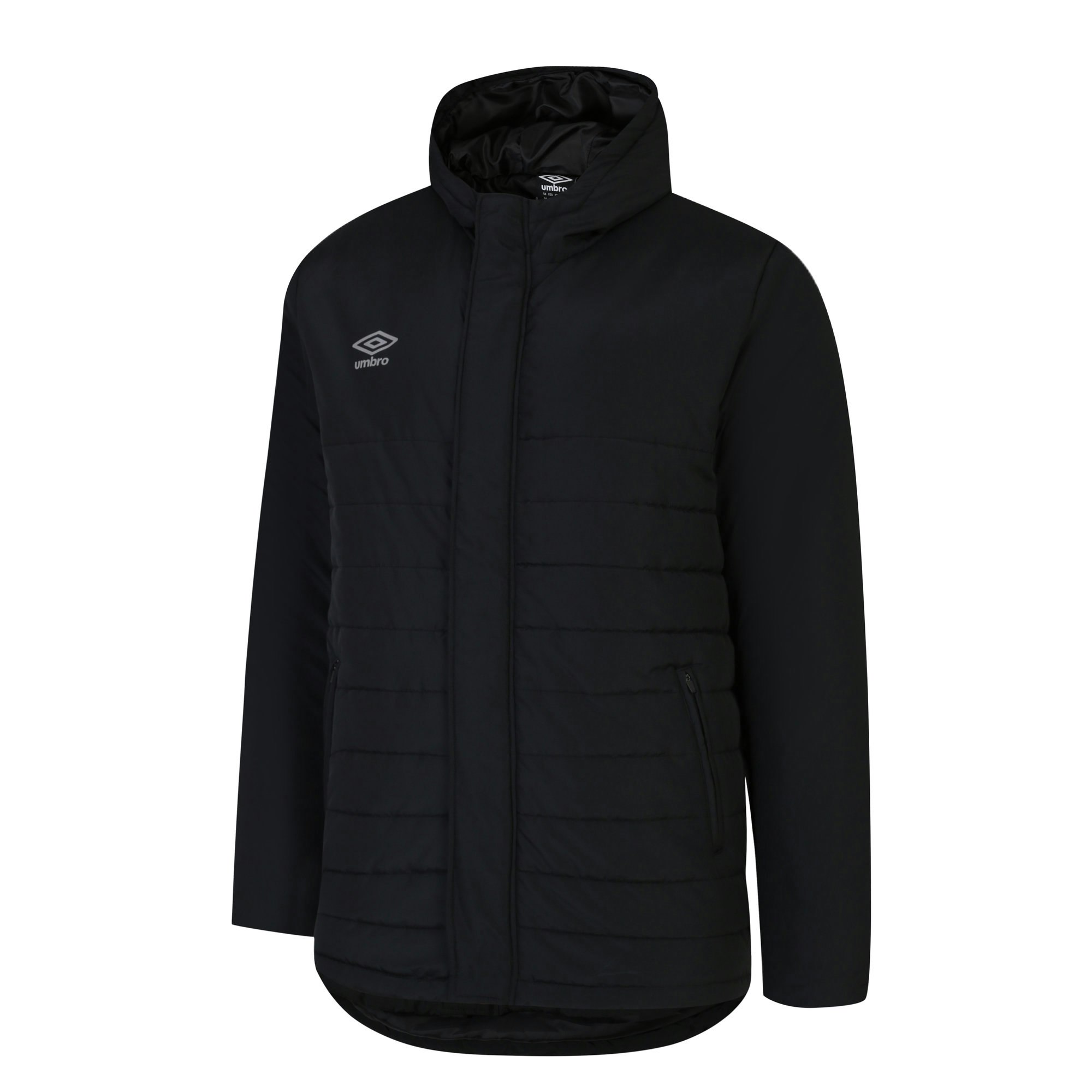 Umbro Men's Black Bench Padded Jacket - S