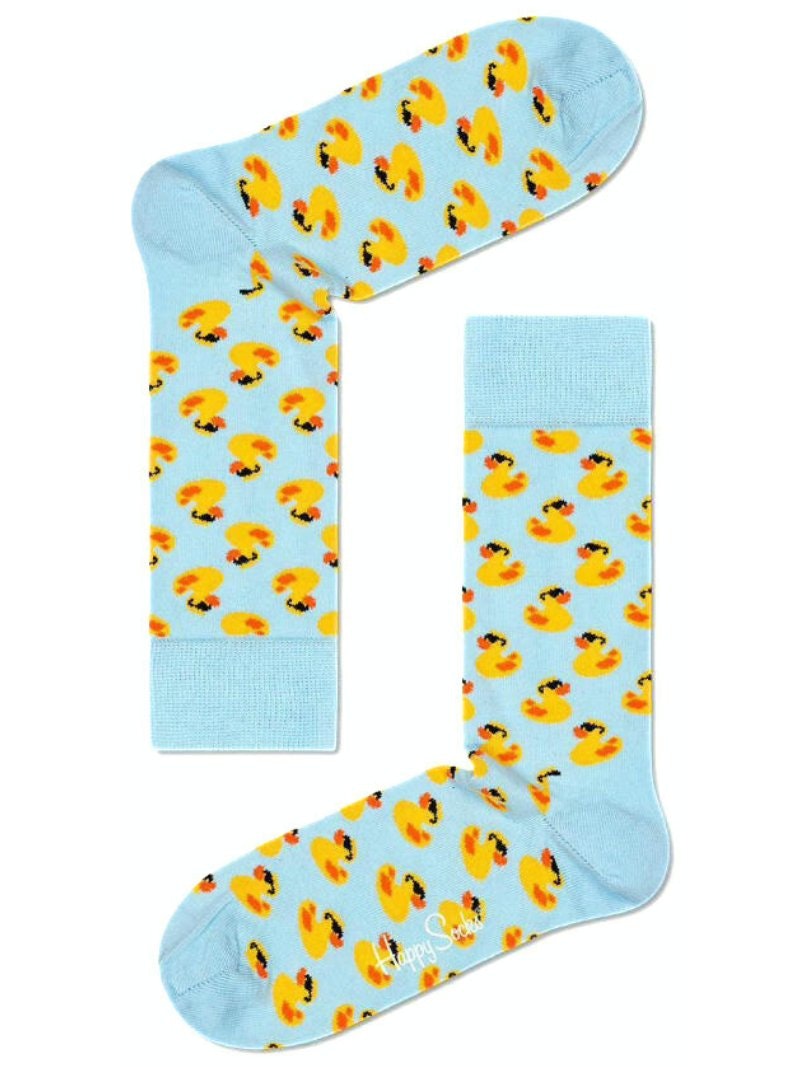 Happy Socks Light/Blue Rubber Duck Socks, - Eur 36-40