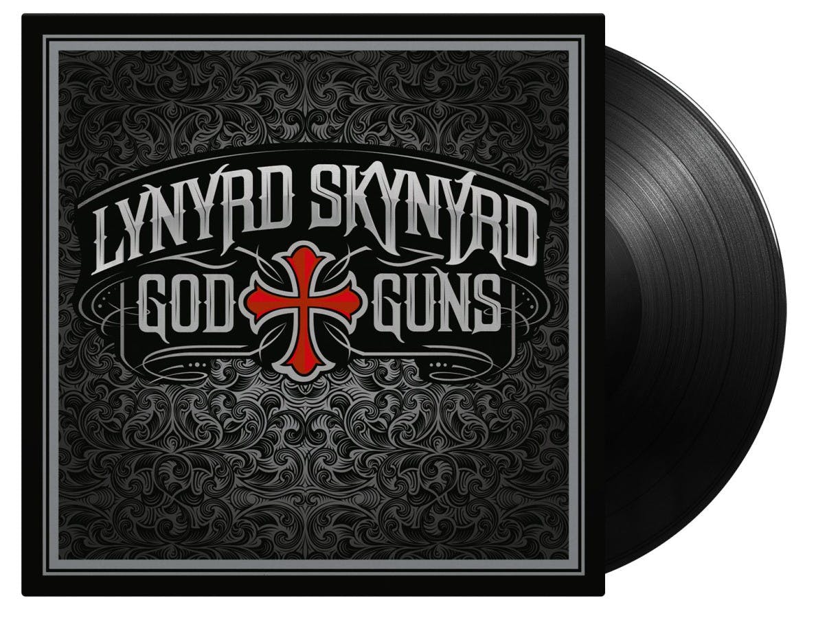Eyesore Merch Black Lynyrd Skynyrd 'God & Guns' Lp 180G Vinyl