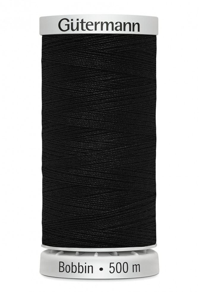 Gutermann Sulky Bobbin Thread 500M Polyester Thread Suitable For Embroidery - 1005 - 500 Metres