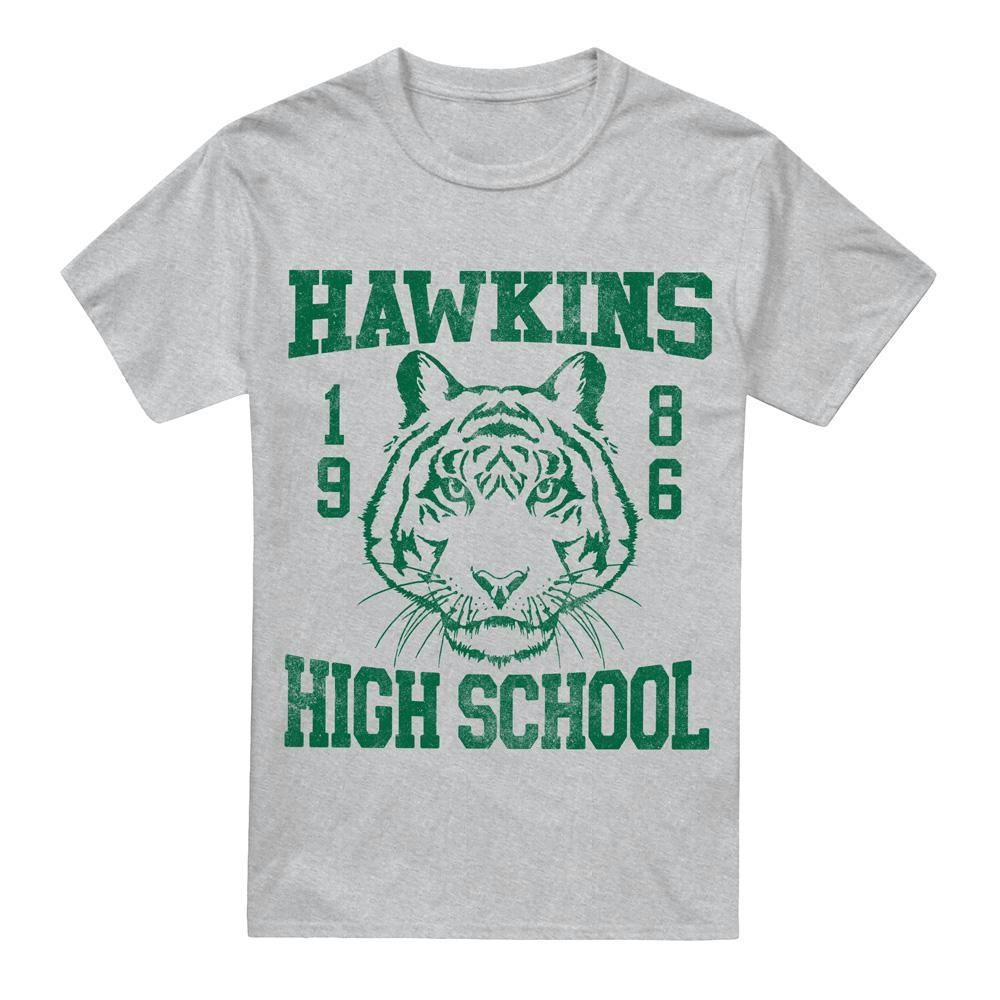 Stranger Things Men's Hawkins High School 1986 T-Shirt - Sport Heather - 3XL - Sport Heather