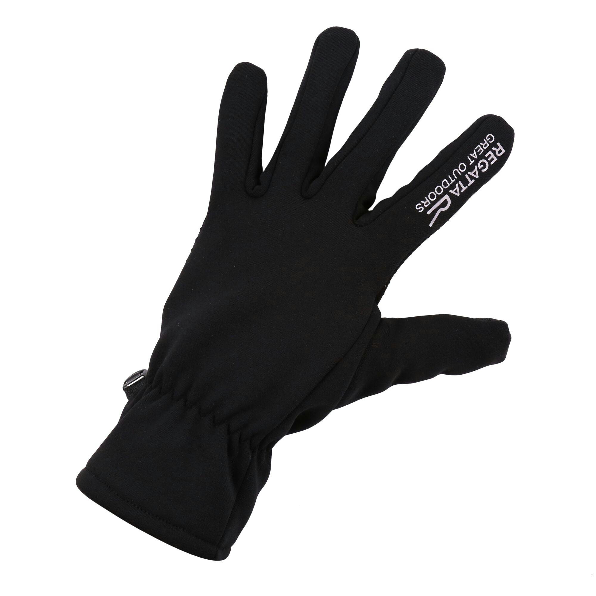 Regatta Unisex Black Adult Extol Ii Touch Screen Winter Gloves - Xl
