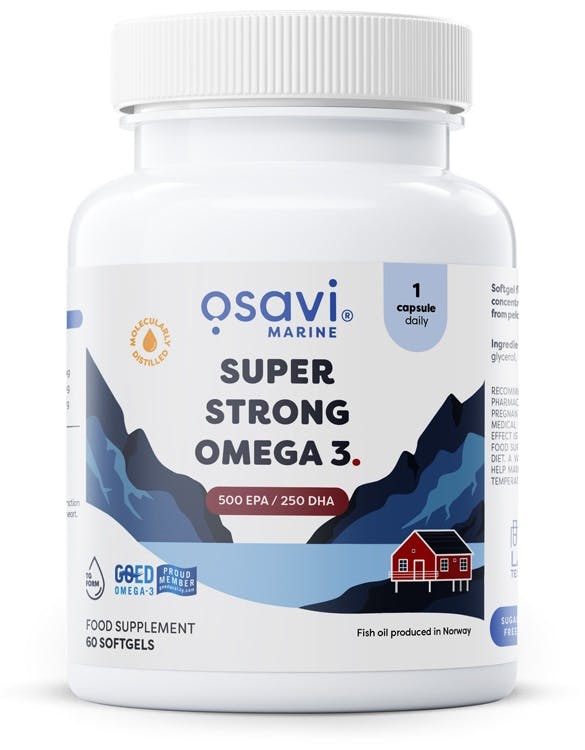Osavi Super Strong Omega 3, 500 Epa / 250 Dha - 60 Softgels - Image 4