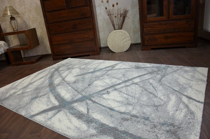 Rugsx Grey Andere Rectangular Rug - Abstract Lines - 80Cm X 150Cm