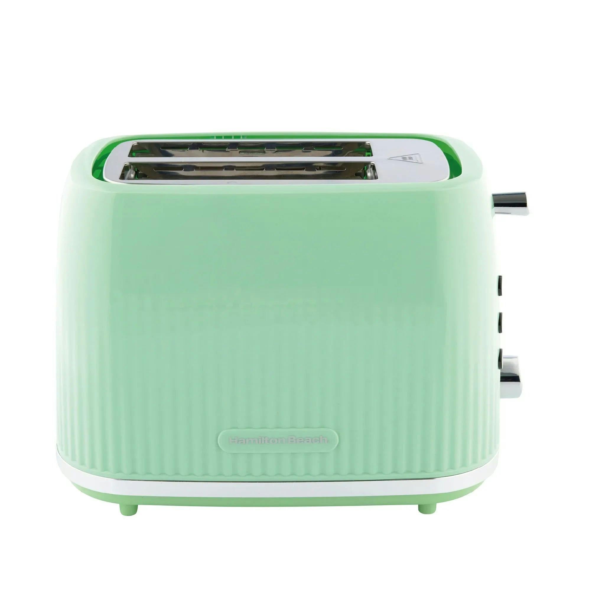 Hamilton Beach Toaster 2 Slice, Miami, 800W, Wide Slots, 7 Browning Levels, Defrost, Reheat & Cancel Functions, Removable Crumb Tray, Cord Storage, Mojito Mint - HB1420M - Image 3