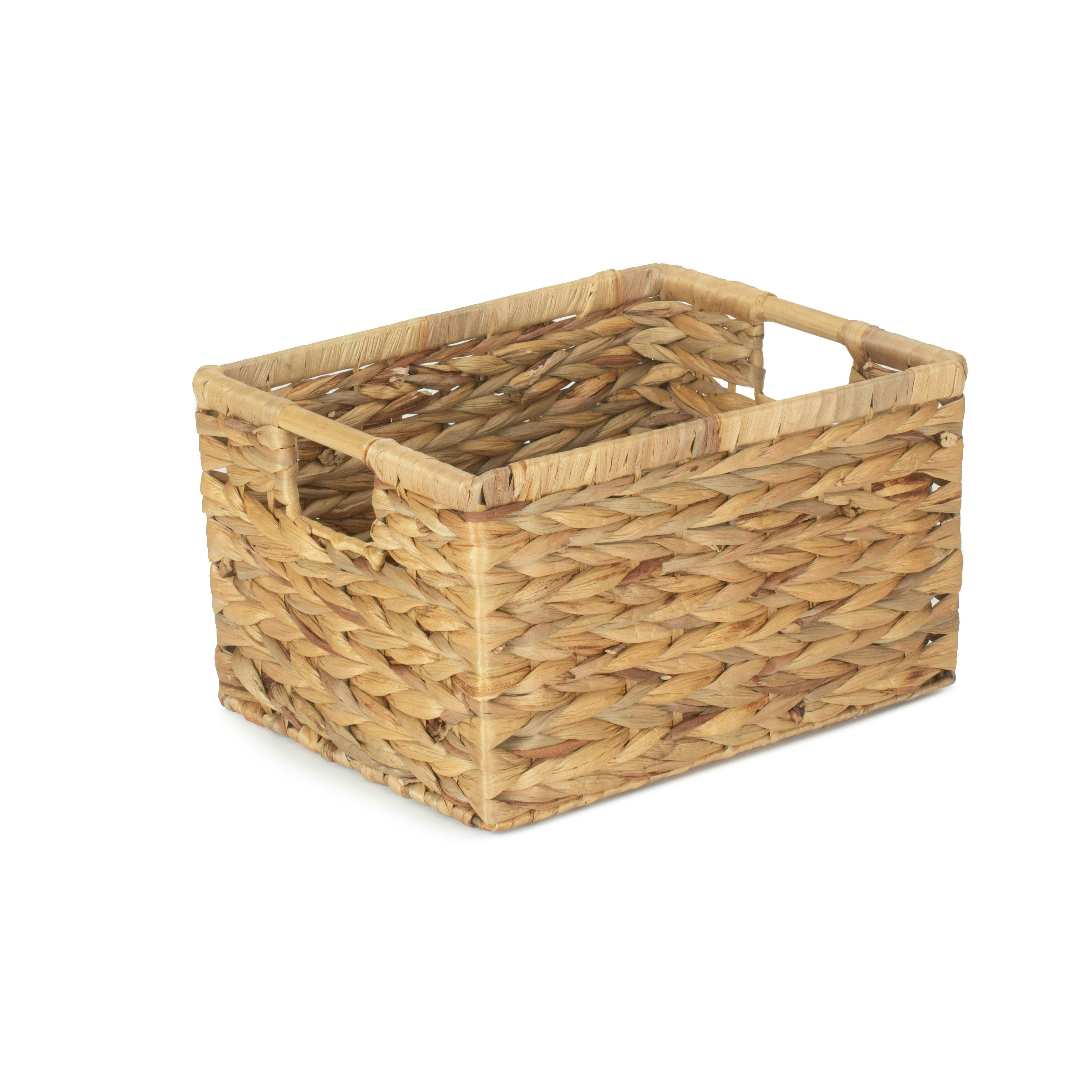 Red Hamper Nordic Water Hyacinth Storage Basket - Large