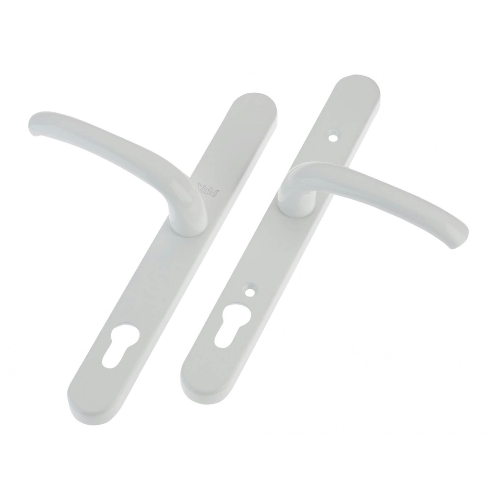 Yale Locks White Pvcu Retro Door Handle