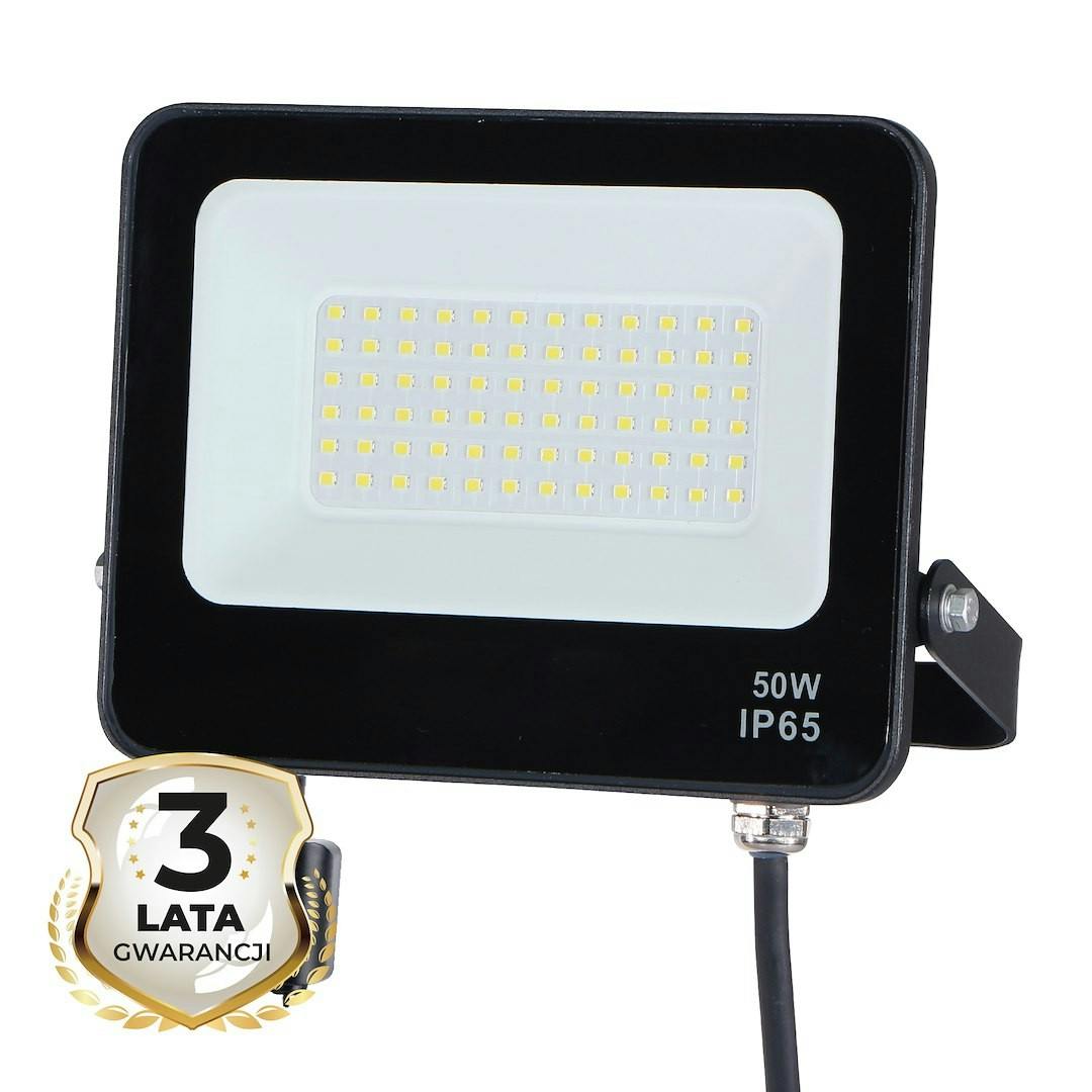 Rackhams White/Light Led Flood 50W 4000K Pir