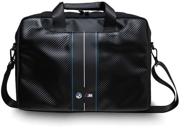 Bmw Blue/Black Carbon & Stripe Bag For 16" Laptop - Bmcb15comscakl
