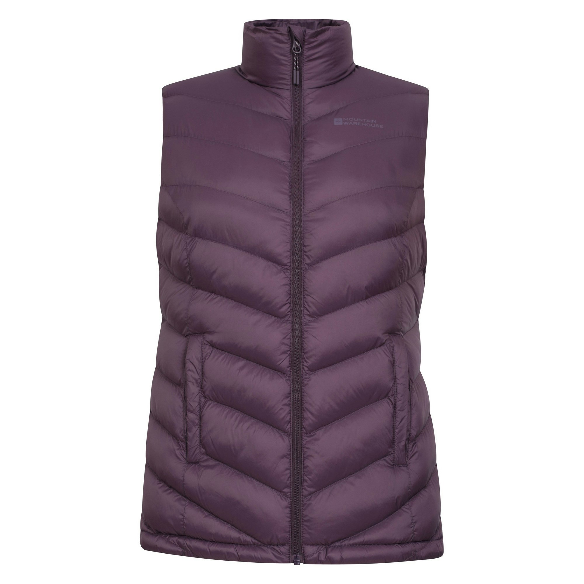 Mountain Warehouse Women's Purple / Seasons Faux Fur Lined Gilet - 20 Uk