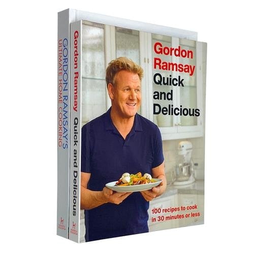 Hodder Gordon Ramsay Collection 2 Books Set - Ultimate Home Cooking, Quick And Delicious
