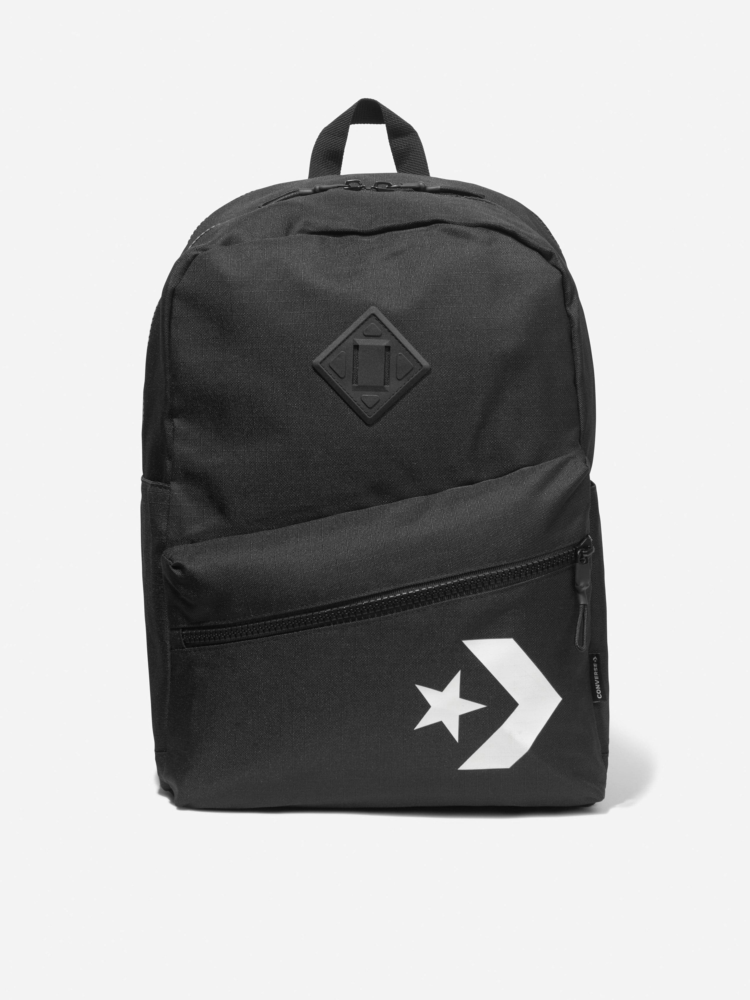 Converse Black Kids Star Chevron Backpack In (45Cm) - One Size
