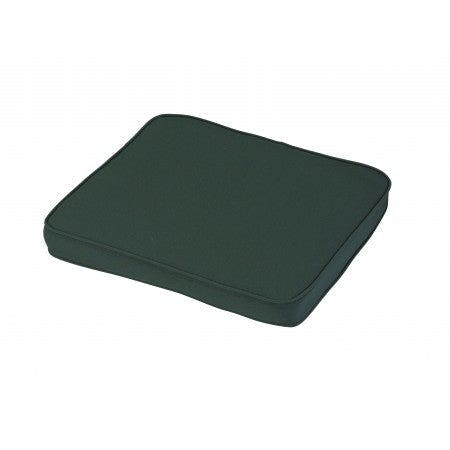 Rackhams Green Square Garden Seat Cushion (Colour Options Available) - Forest