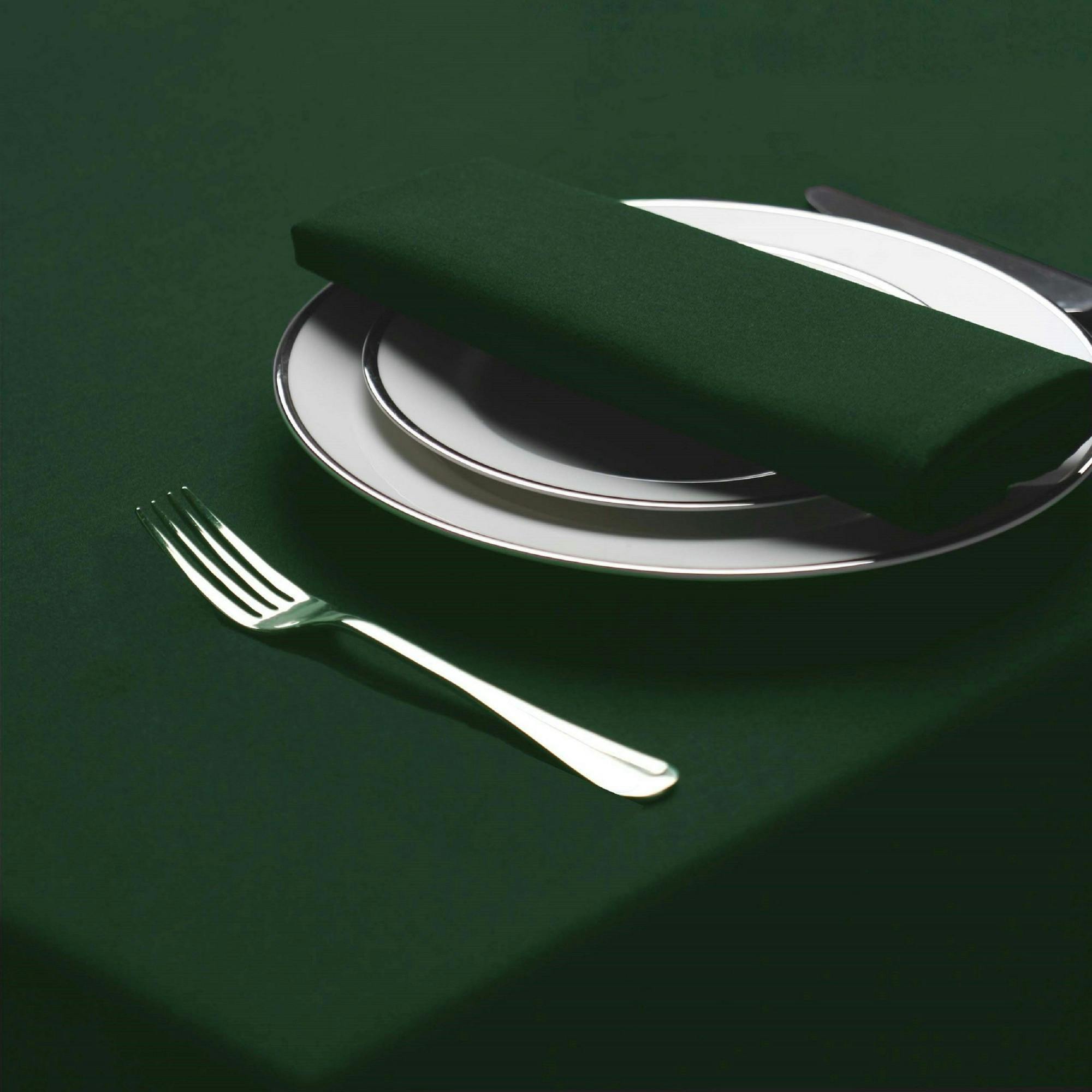 Belledorm Green Amalfi Rectangular Table Cloth - 132 X 178Cm - 100% Polyester