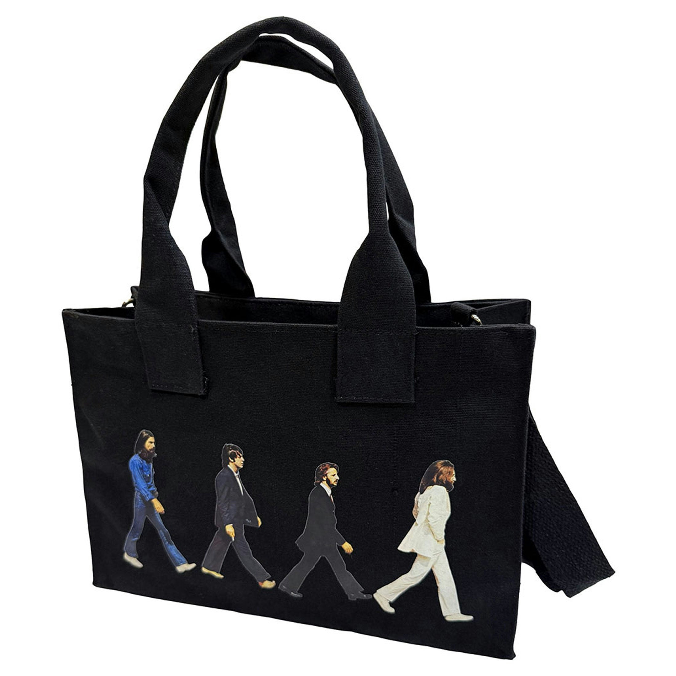Paradiso Clothing The Beatles Abbey Road Drop T Logo Cotton Tote Bag