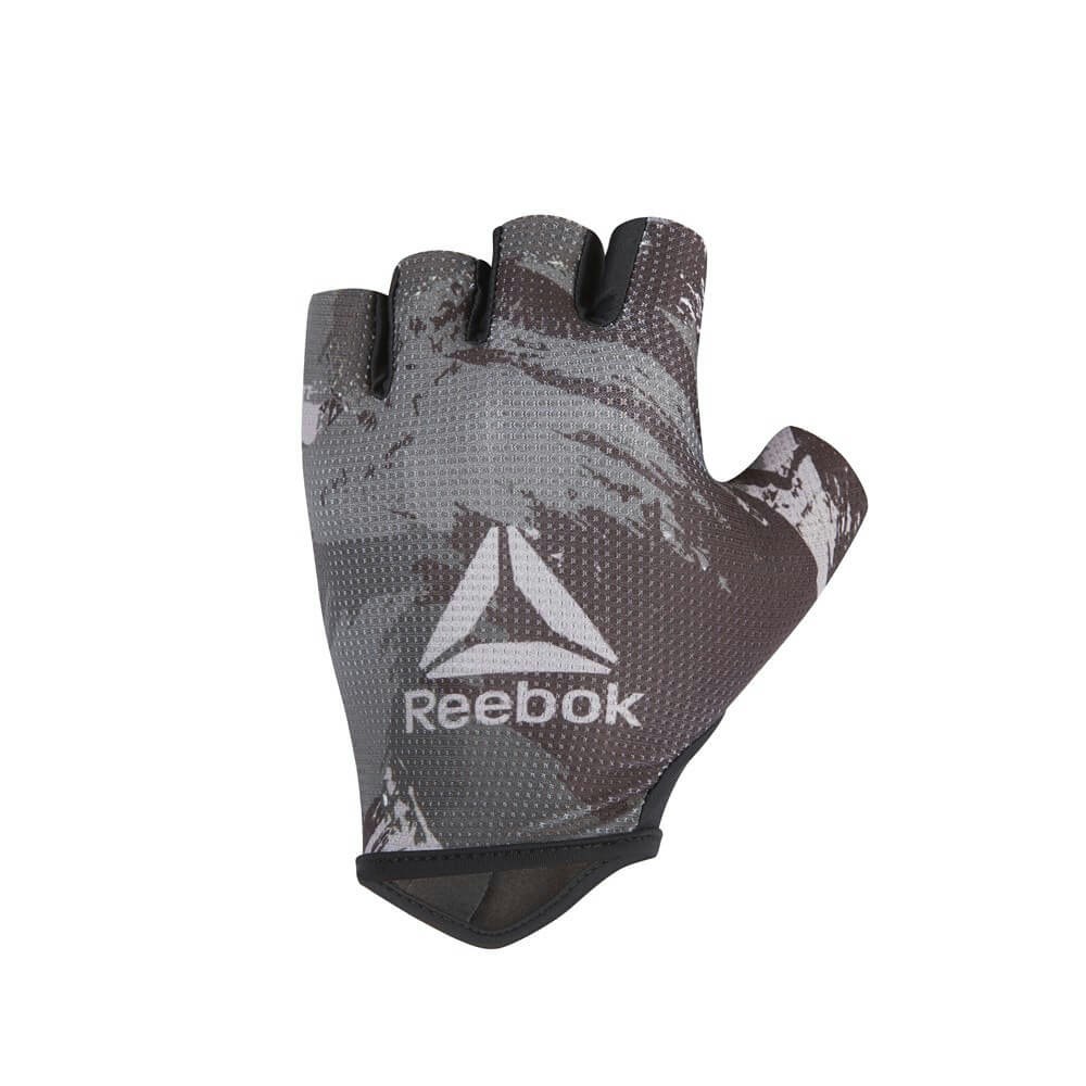 Reebok Grey Fitness Gym Gloves - S