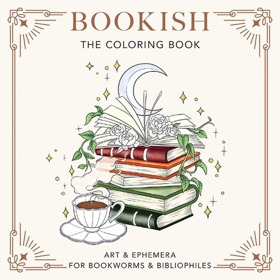 Search Press Bronze Bookish: The Coloring Book - Dover Publications Inc - Image 11