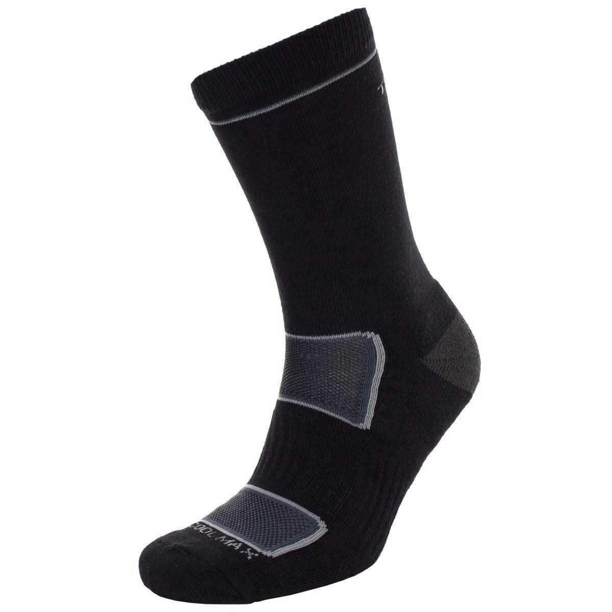 Trespass (4 Uk-7 Uk, Black) Mens Rizzle Eco Socks - Image 3