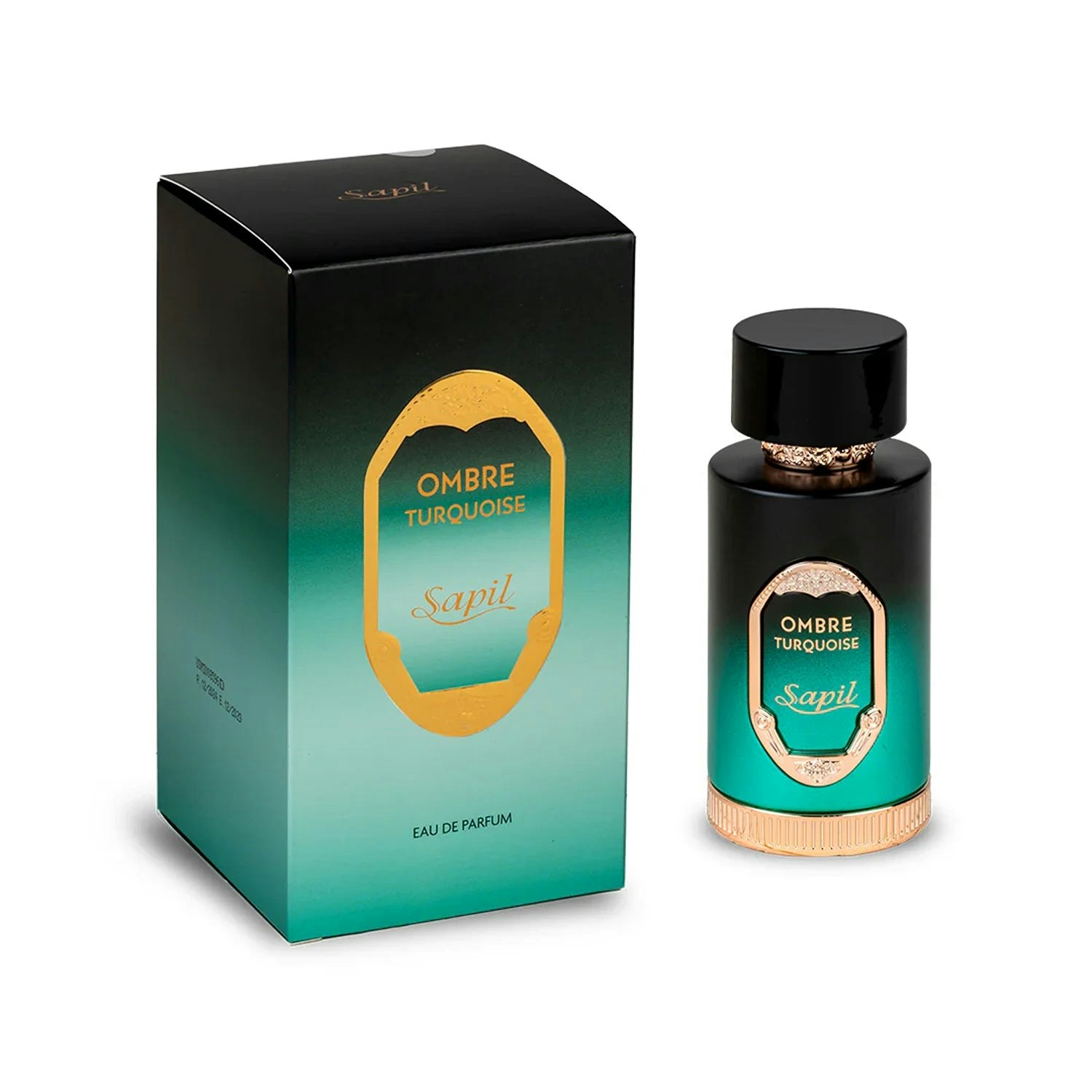 Sapil Unisex Black Ombre Turquoise Eau De Parfum In 100Ml - Image 3
