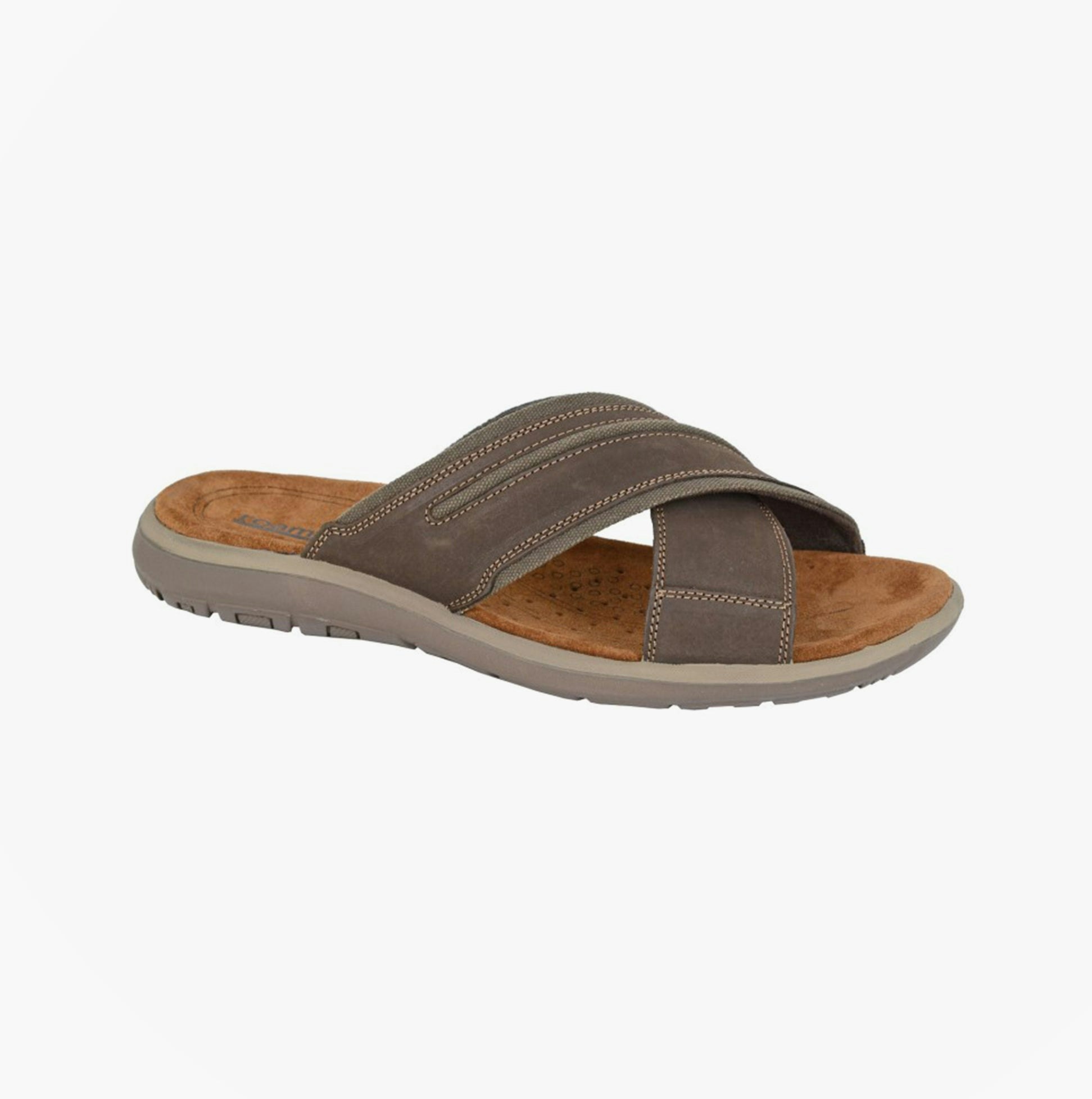 Roamers Men's Brown M543b Sandals - Uk 11