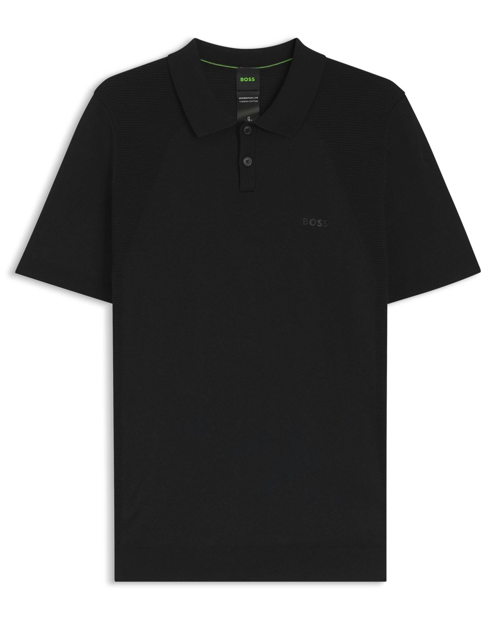 Boss Men's Green/Black Motum-Lite Short Sleeve Polo Shirt - 001 - 001 - L