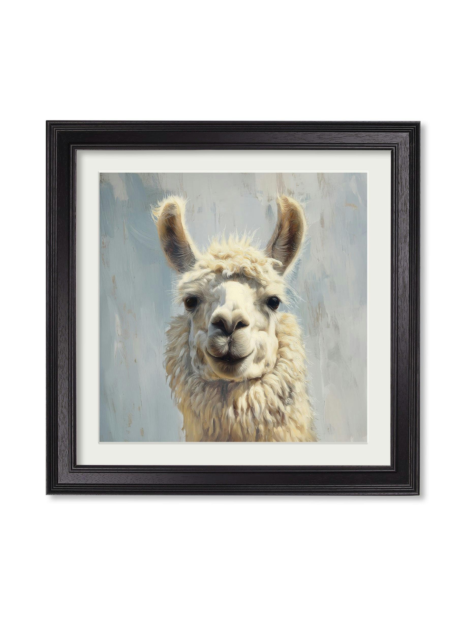 Rackhams Black The Goofy Llama - Hurstwood Square Frame - The Goofy Llama - 96 X 96Cm