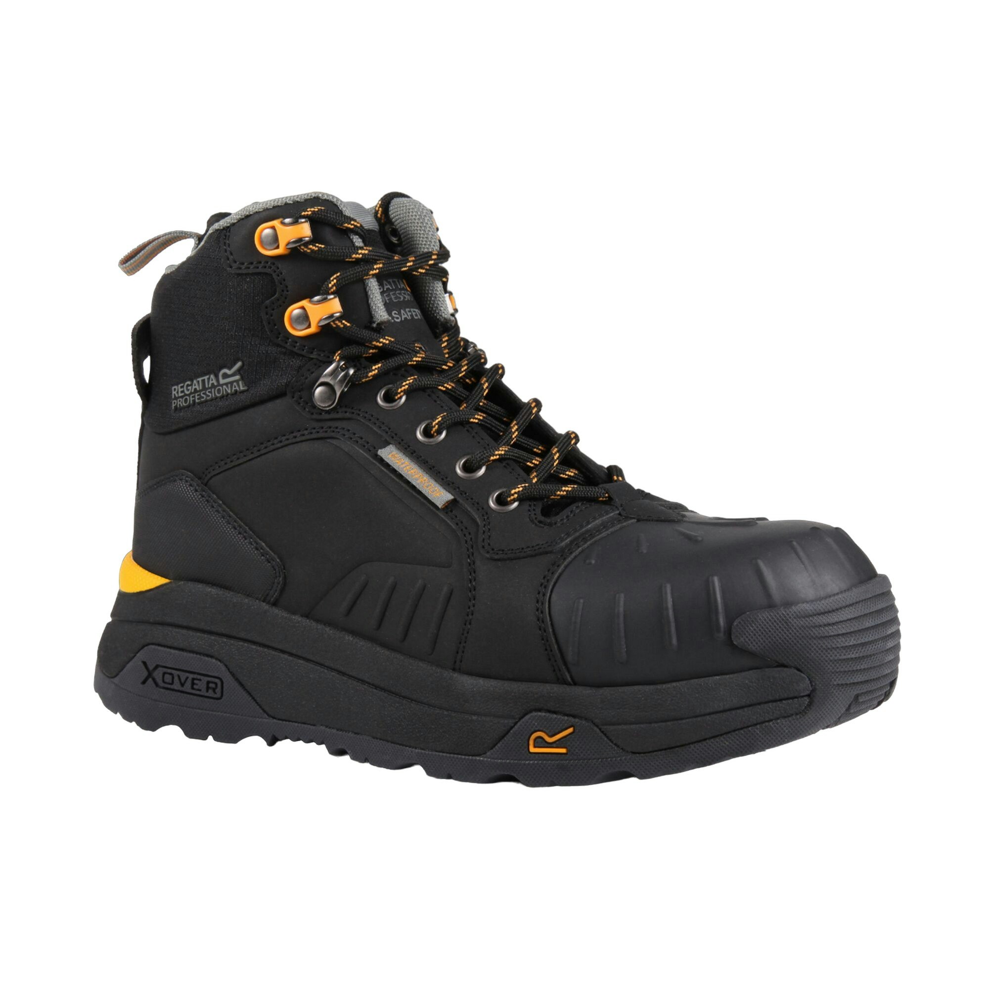Regatta Men's Black Professional Safety Boots - Size 7 Uk